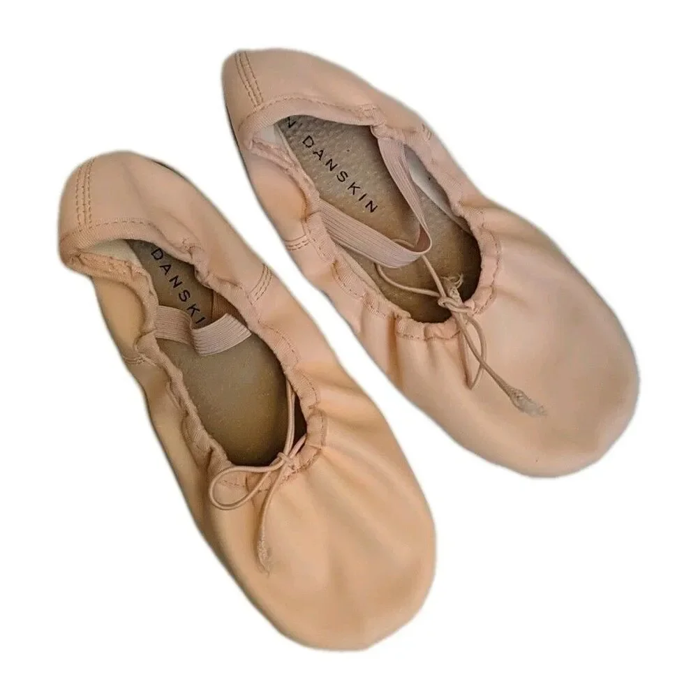 Freestyle by Danskin Ballet Dance Shoes Size 2 Pink Ballerina Slippers 2024